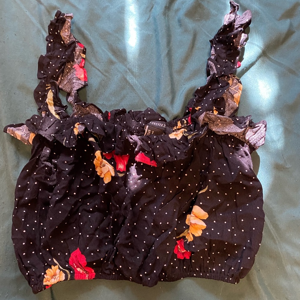 Floral crop top